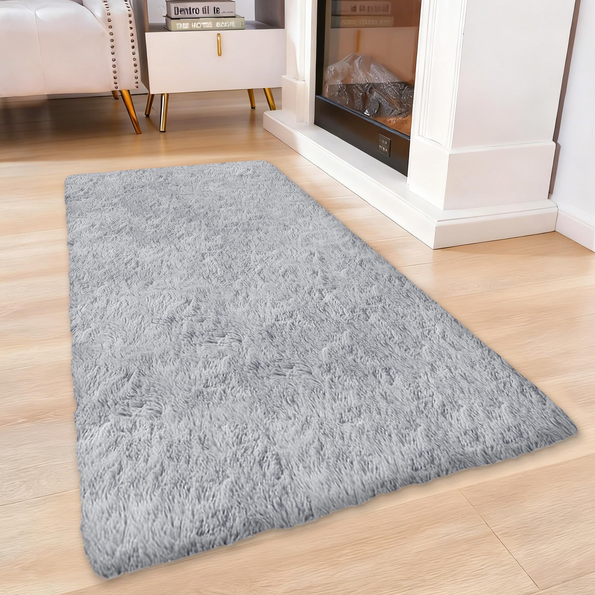 Amazon | ラグマット 210 x 340 cm 防ダニ滑り止め付抗菌防臭ふわふわ