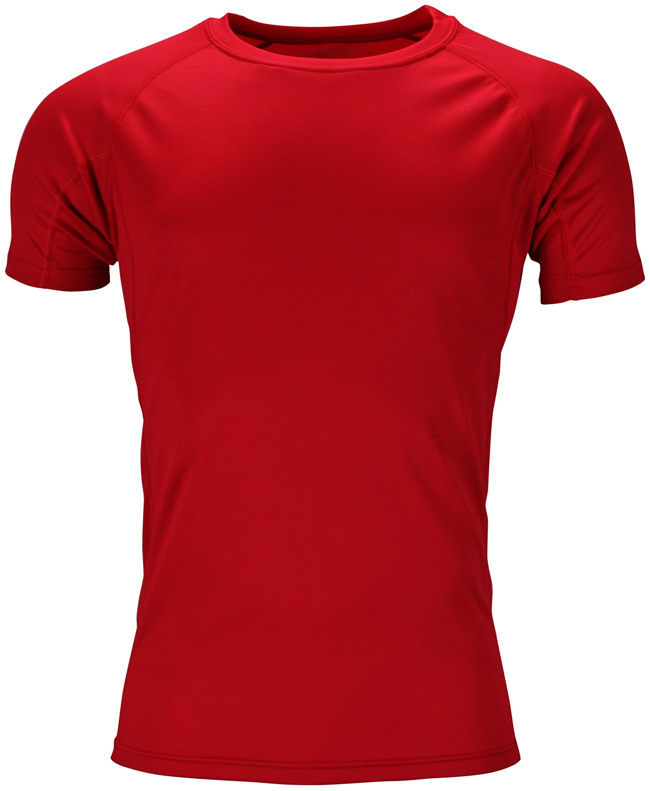 Urban Heritage Men's Red Short Sleeve Breathable Sports T Shirt (S, )