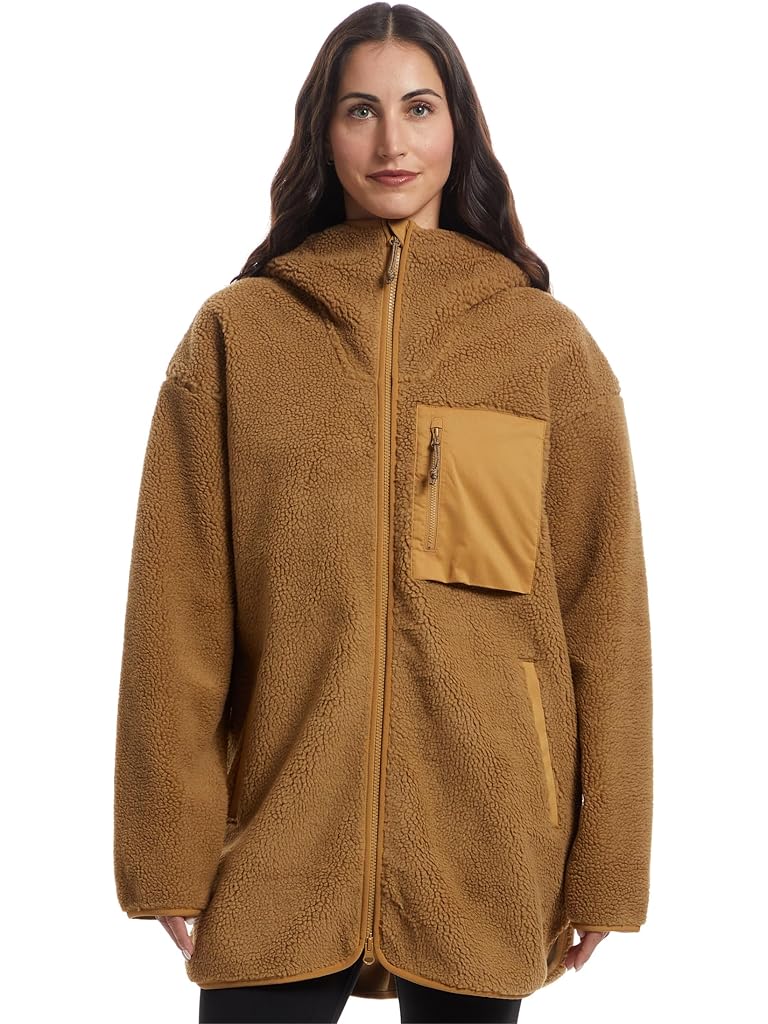 Brown Fjällräven Vardag Pile Fleece Long