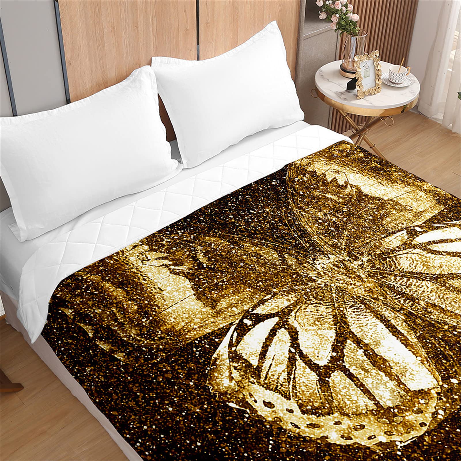 Odot Trapuntino Copriletto Singolo Matrimoniale 3D - Paesaggio Trapuntato In Microfibra - 180x220 Cm - Leggero E Morbido Per Tutte Le Stagioni - 3