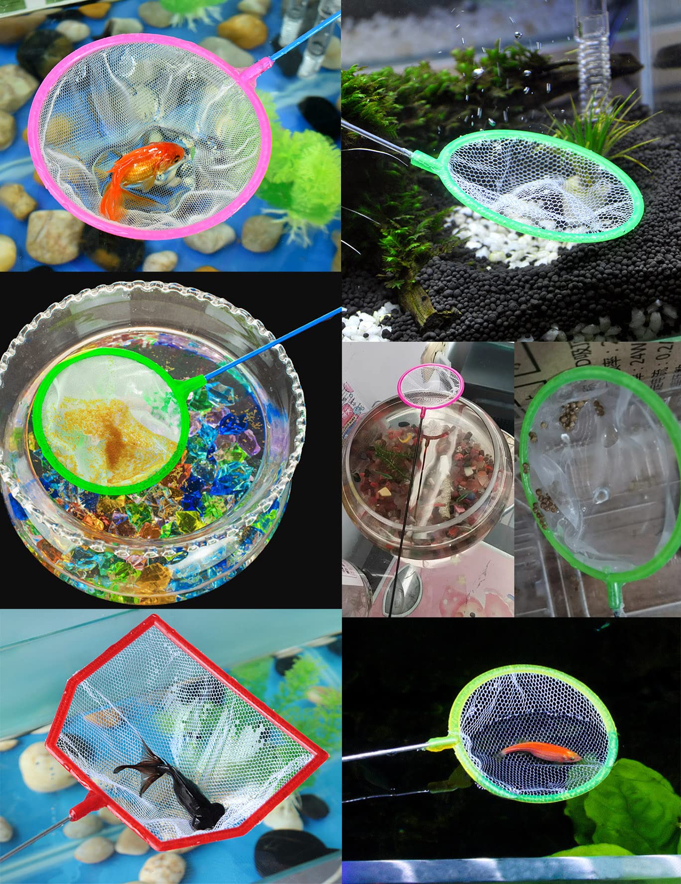 Amazon.co.jp: ZAKKAYA メダカ 網 セット ミジンコ網 細かい網
