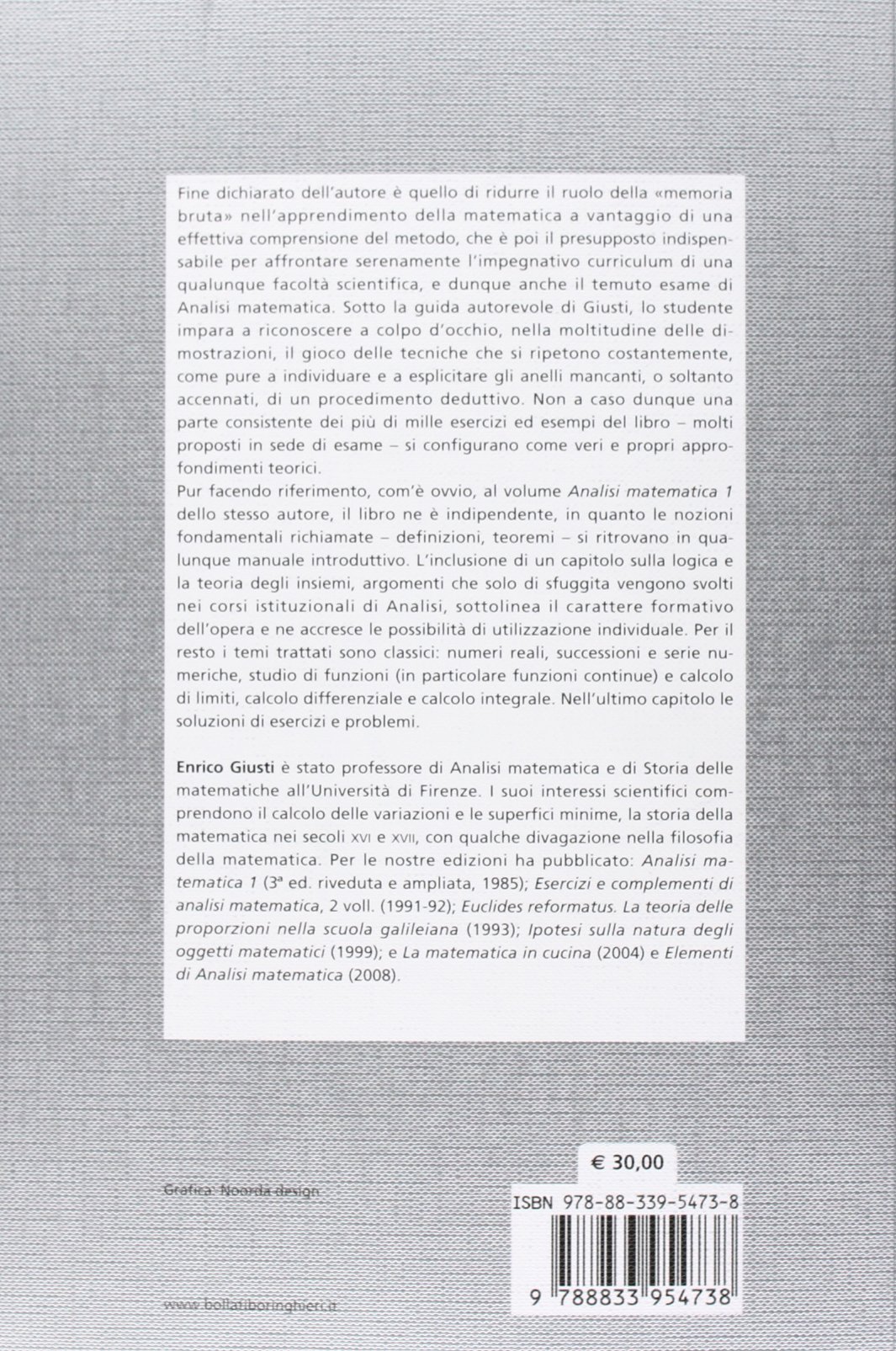 Esercizi e complementi di analisi matematica (Vol. 1)