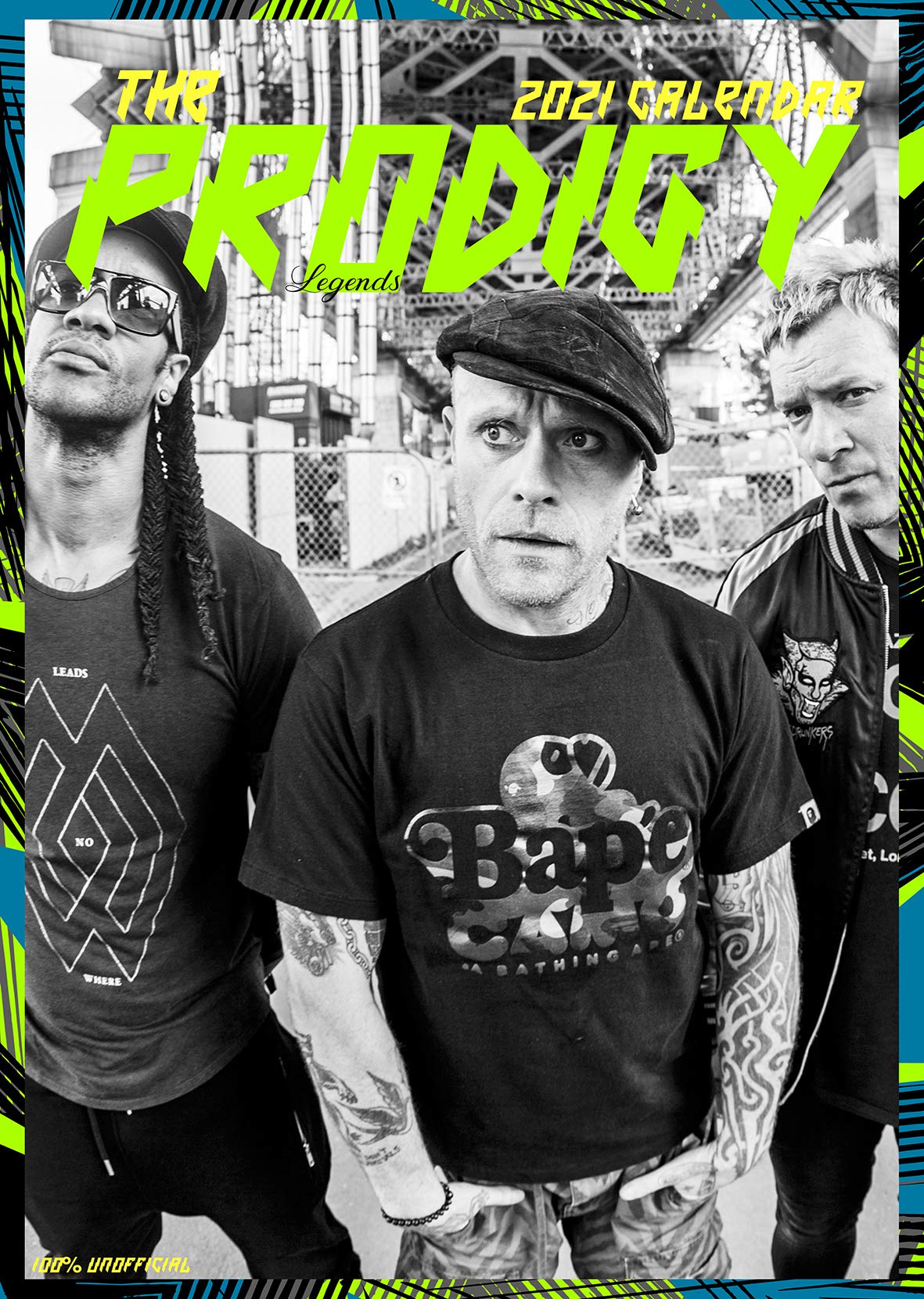 The Prodigy 2021 A3 Limited Edition Music Wirobound Wall Calendar The Perfect Xmas or Birthday Gift