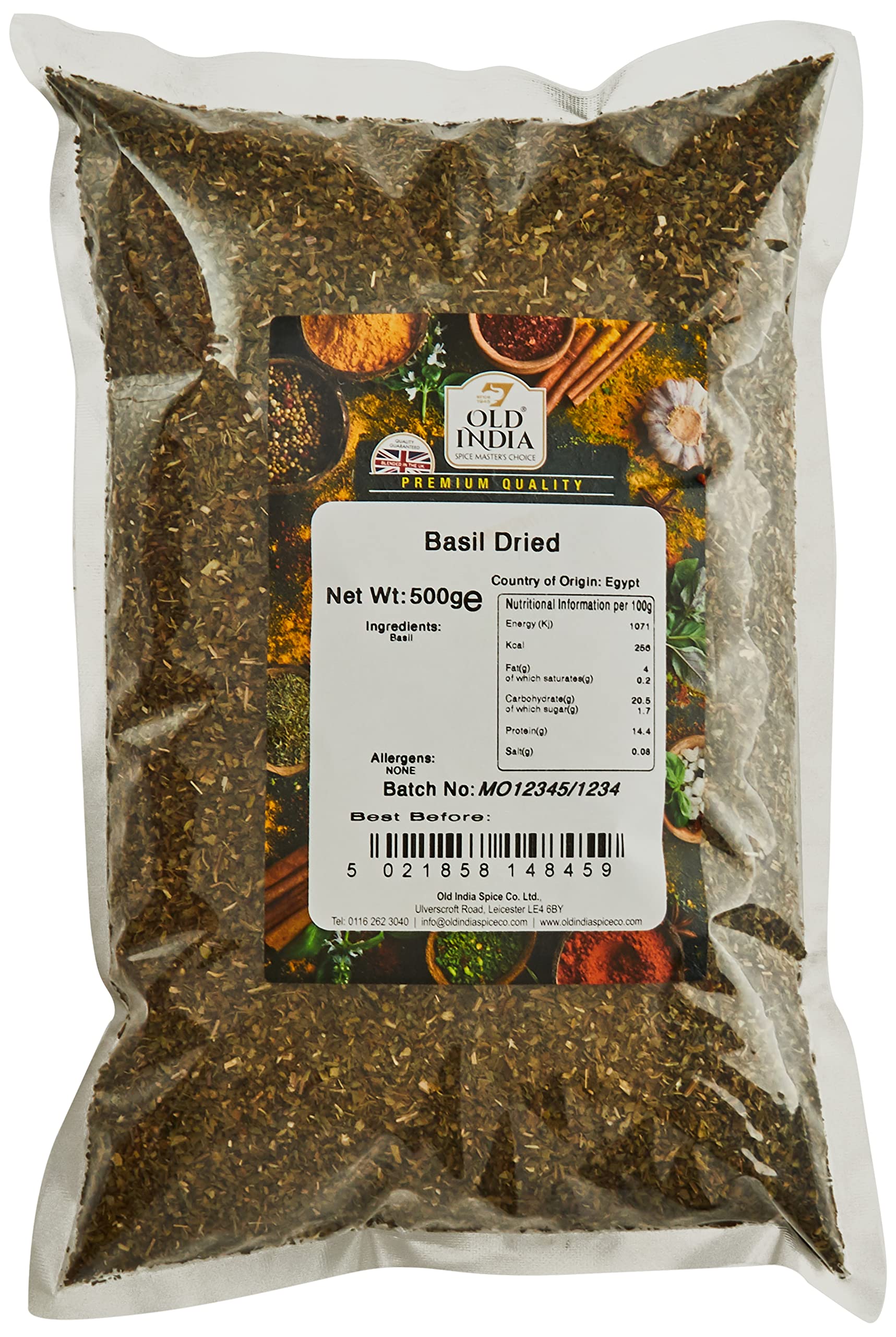 Old India Basil Dried 500g