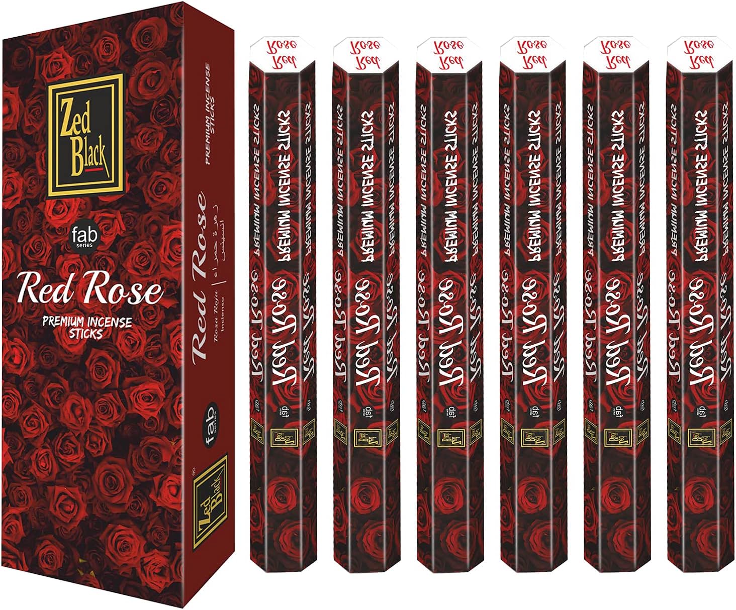 ZED Black Red Rose Incense Sticks 20 Incense Sticks per