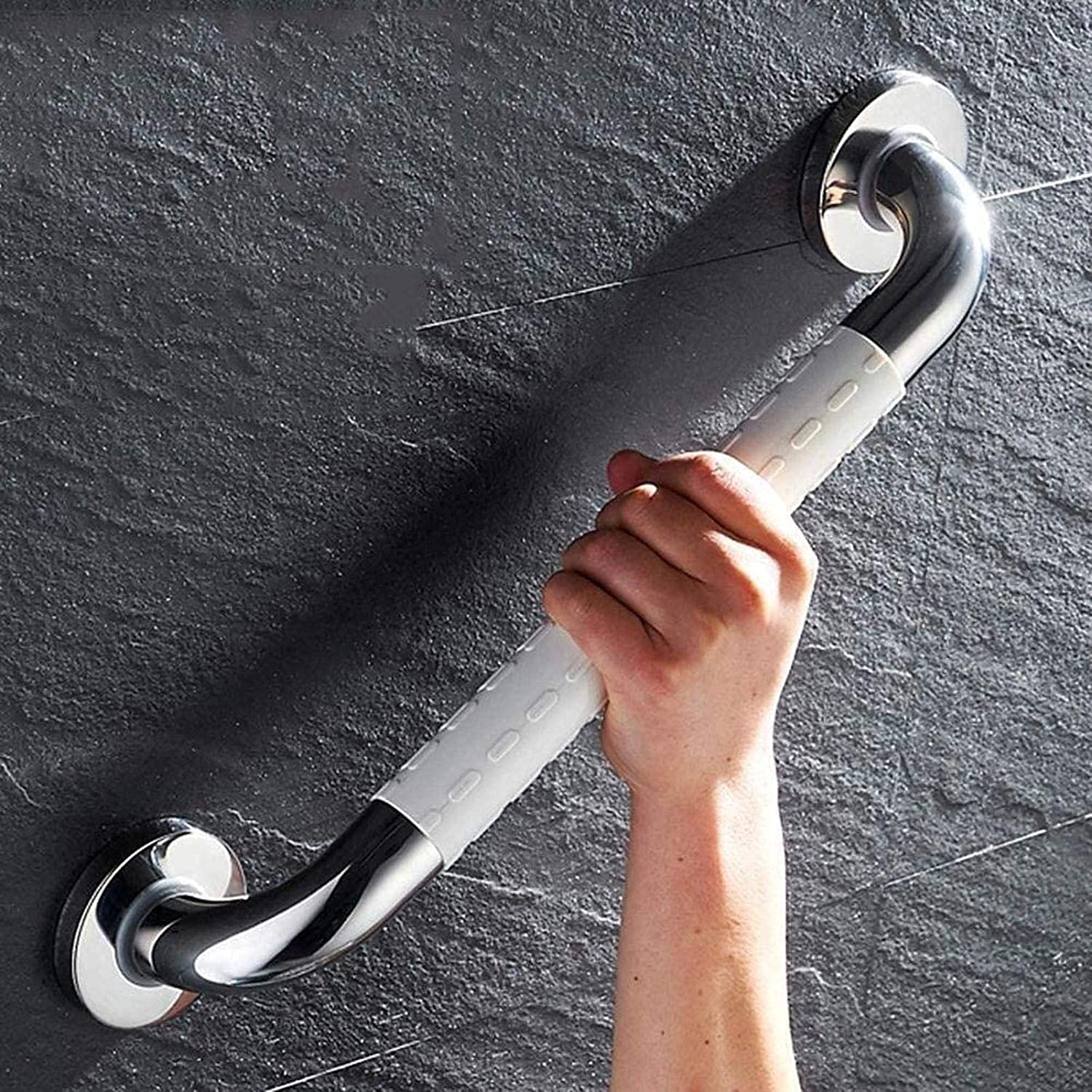 Maniglie per Doccia, ausili per WC, corrimano di Sicurezza Senza Barriere in Bagno, Barre di Supporto di Sicurezza, tiranti di Supporto Antiscivolo per disabili, Adatto per Hotel, corridoi,