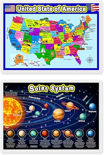 Miniatura 4 de Pósteres educativos totalmente laminados para niños y bebés, guardería educación en casa prekínder y kínder