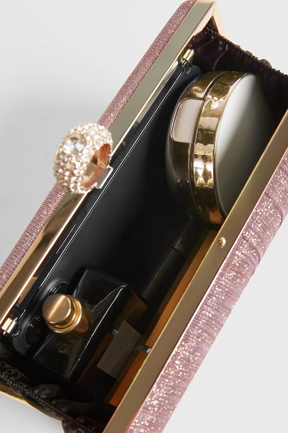 BABEYOND Clutch Purses for Women - Evening Bag Glitter Pleated Clutch for Bride Party Prom Wedding - Image 5