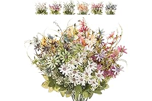 Rustic Faux Wild Flowers Faux Greenery