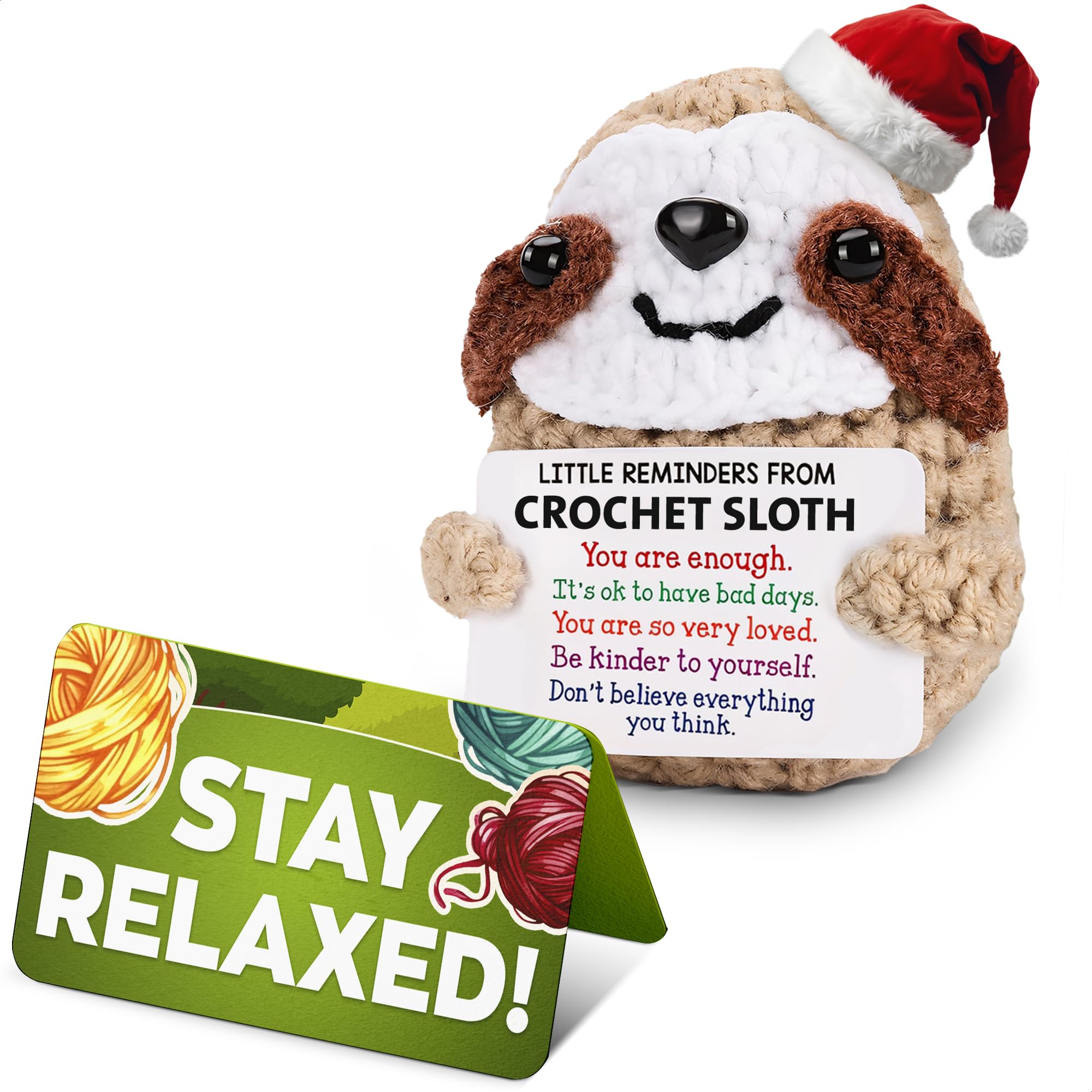 Positive Sun Crochet Gift Handmade Crochet Sun Doll - Positive Emotional Support Gift With Inspirational Card Cute Graduation Gifts