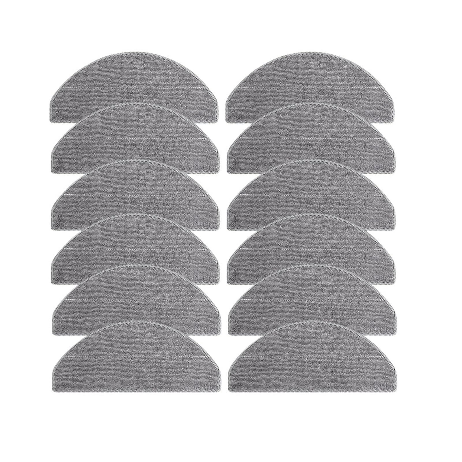 HIZON Mop Cloths，Compatible For Xiaomi，3C Plus 3C Enhanced S20 E10 B112 D106 E10C E12 C103 Robot Vacuum Cleaner Replacement Durable Rags Parts(SET4)