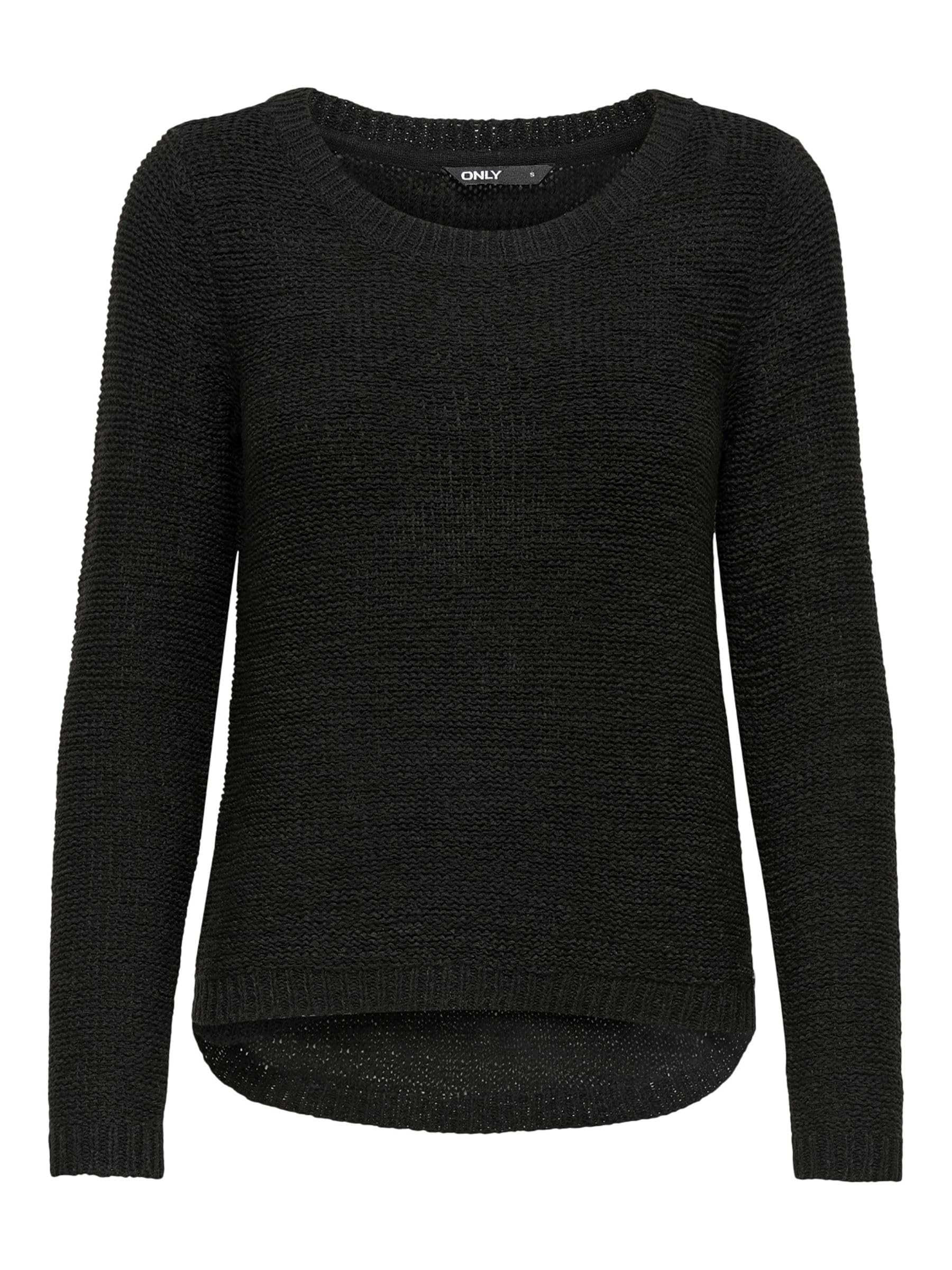 Only Geena Pullover Donna Maglione Nero Xs 65% Poliacrilico, 35% Poliammide Regular-image