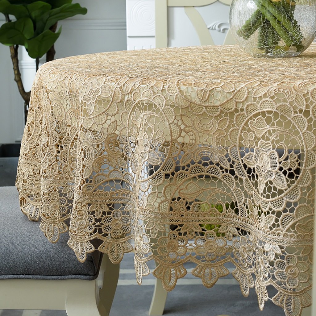 Nappe de pique-nique ronde en dentelle pour vos déjeuners de jardin bucoliques