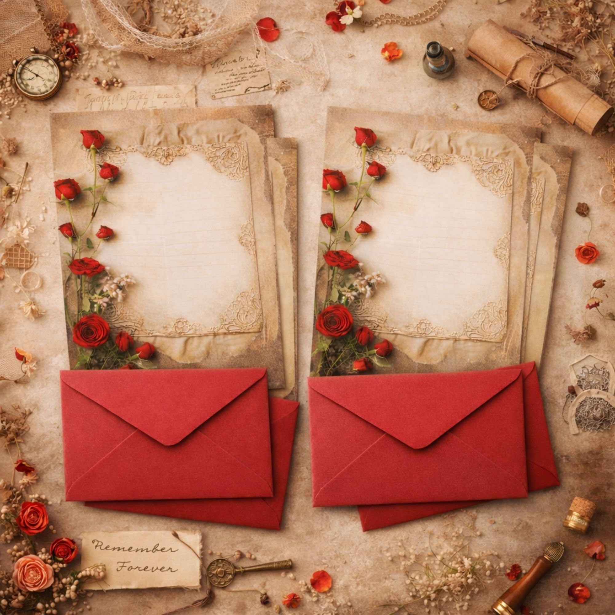 Celebrations Red Envelope with Love Letter for Valentine’s Day, Romantic Love Message, Proposal Letter for Girlfriend Boyfriend, Wife & Husband, Anniversary Couples Gift - Pack Of 2-image-10