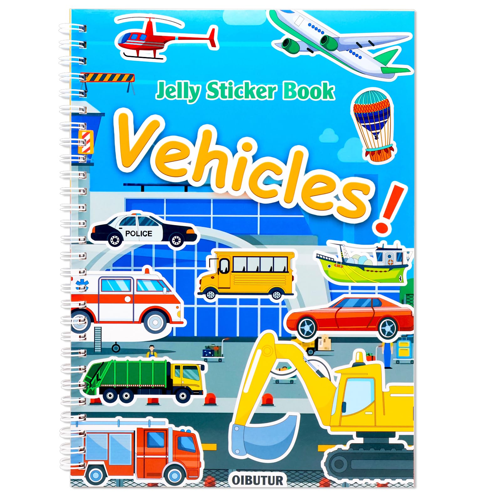 Reusable Sticker Book for 2 3 4 Year Olds Kids