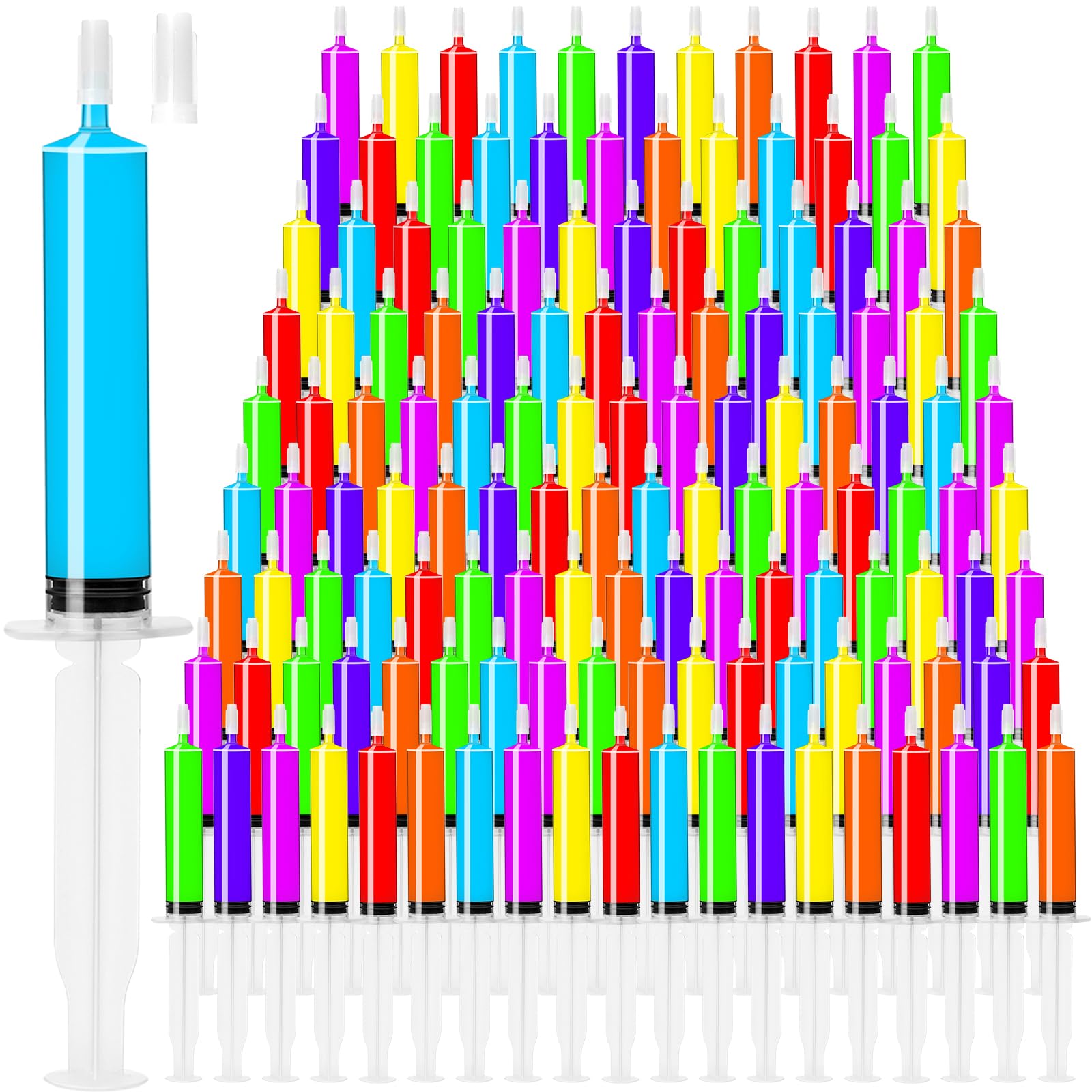 20ml Jello Shot Syringes 100 Pack with Tip Cap for Adults Kids — Amazon image 12
