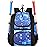MATEIN Baseball Bag for Boys, Youth Baseball Bat Backpack for Softball Equipment & Gear & Helmet, Softball Backpack Holds 4 Bat with Fence Hook and Separate Shoe Compartment, Galaxy Blue