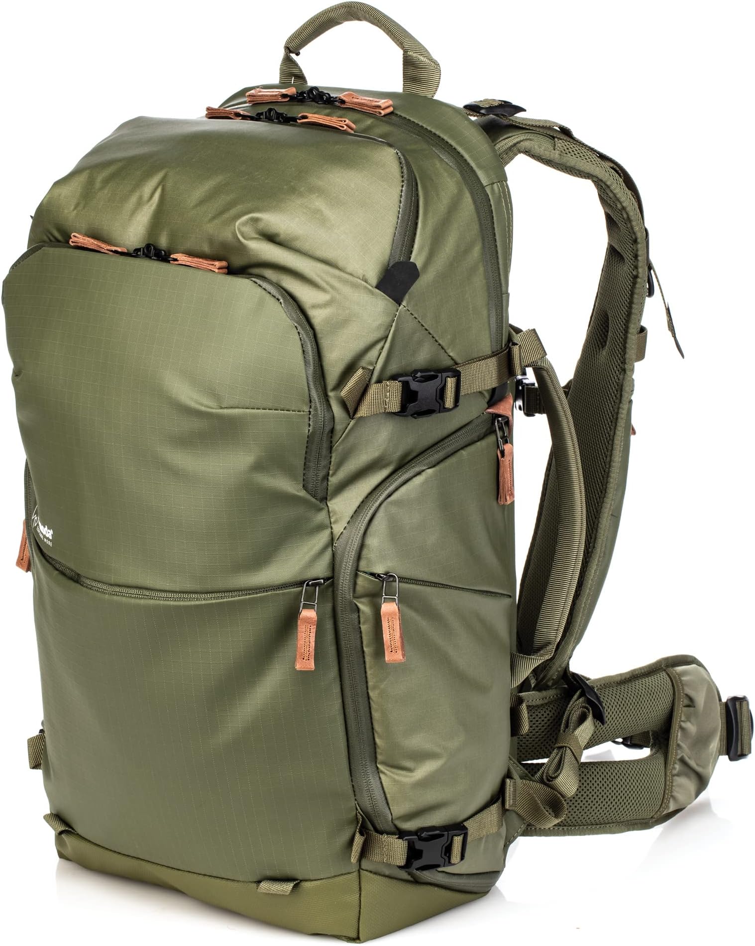 Shimoda Explore V2 30 Water Resistant Backpack for DSLR/Compact Cameras, Batteries & Lenses, Modular PU System Sold Separately, Khaki Green (520-155)