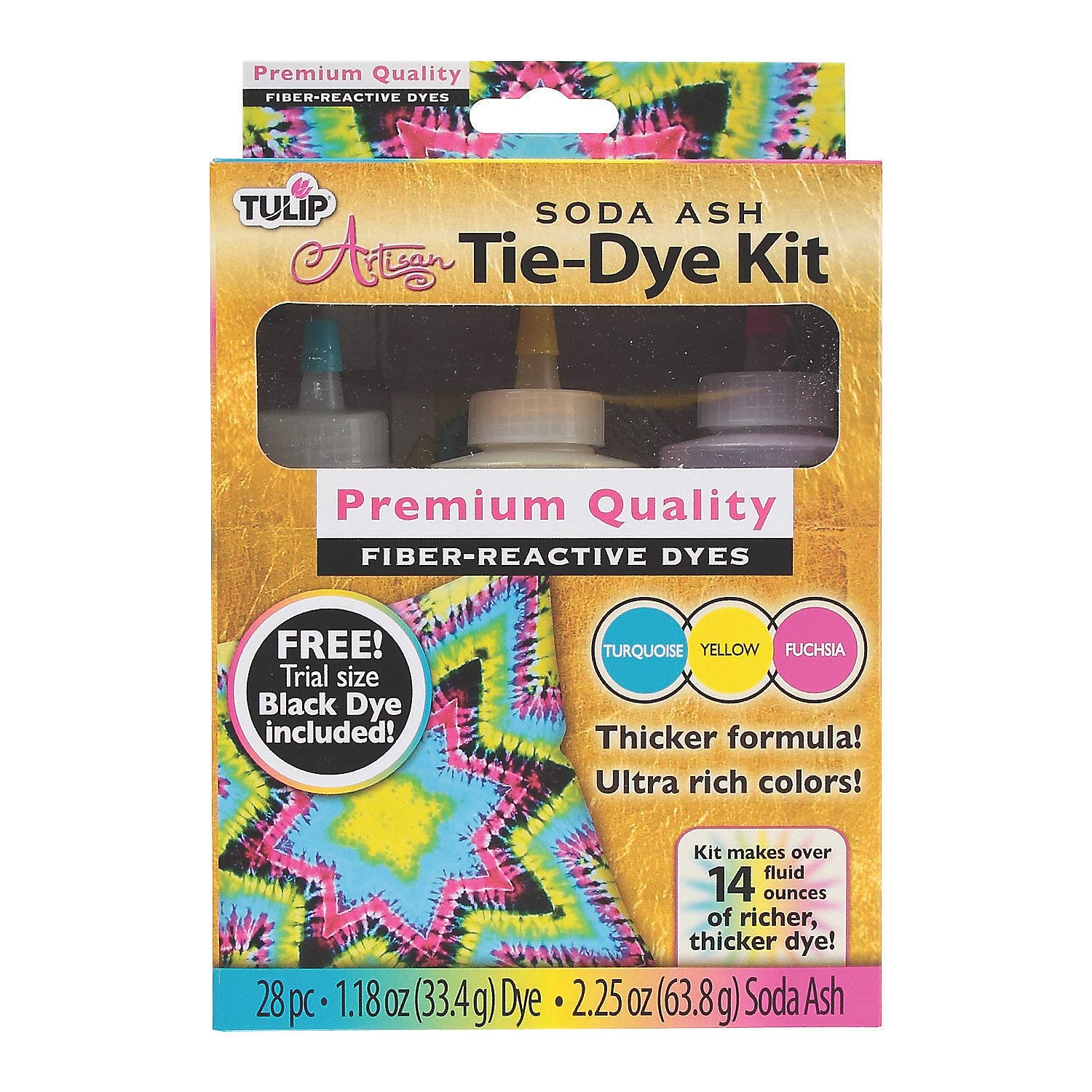 TulipArtisan™ Tie-Dye Kit - Basic Supplies - 1 Piece