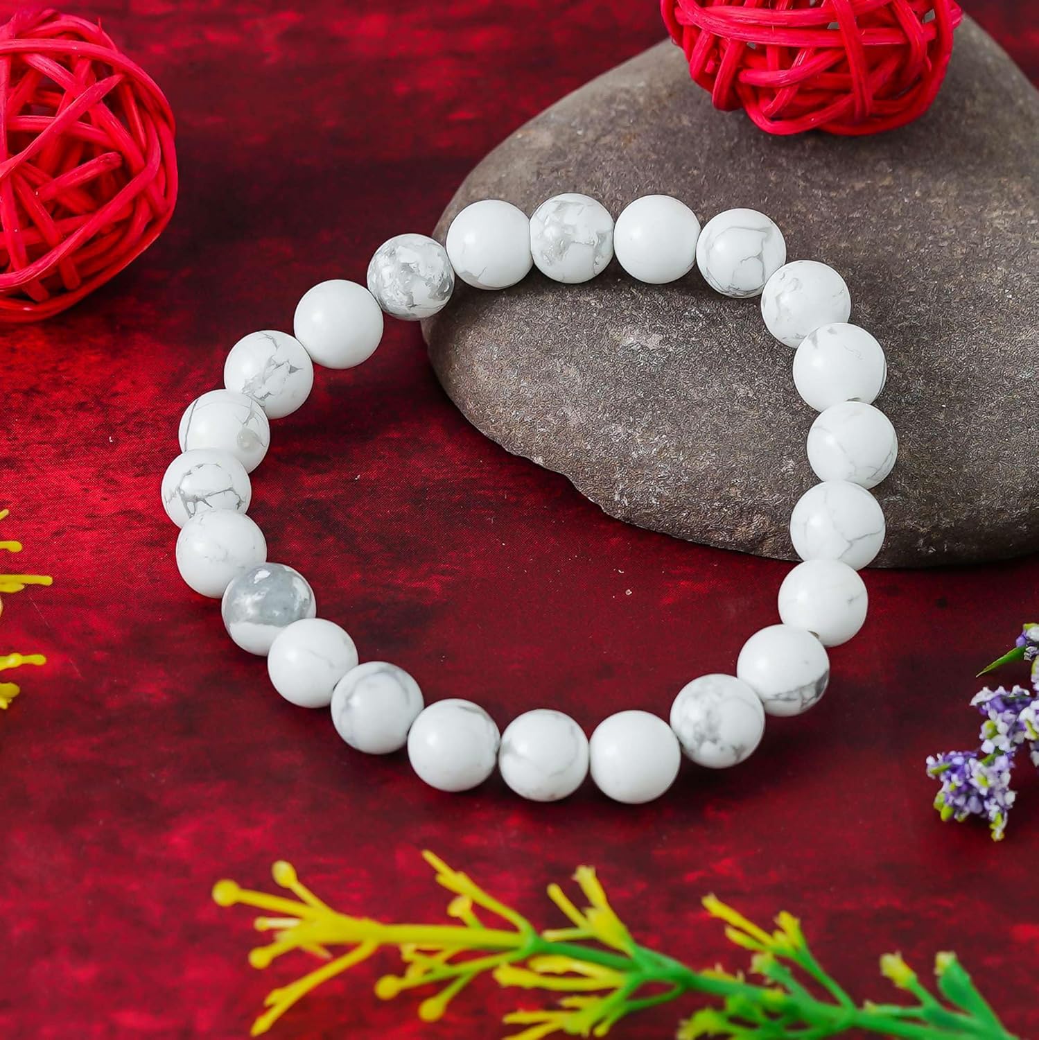 AAA Quality Original Certified Natural Gemstone Stretch Bracelet for Unisex - 8mm Beads Bracelet with Adjustable Size - Image 2