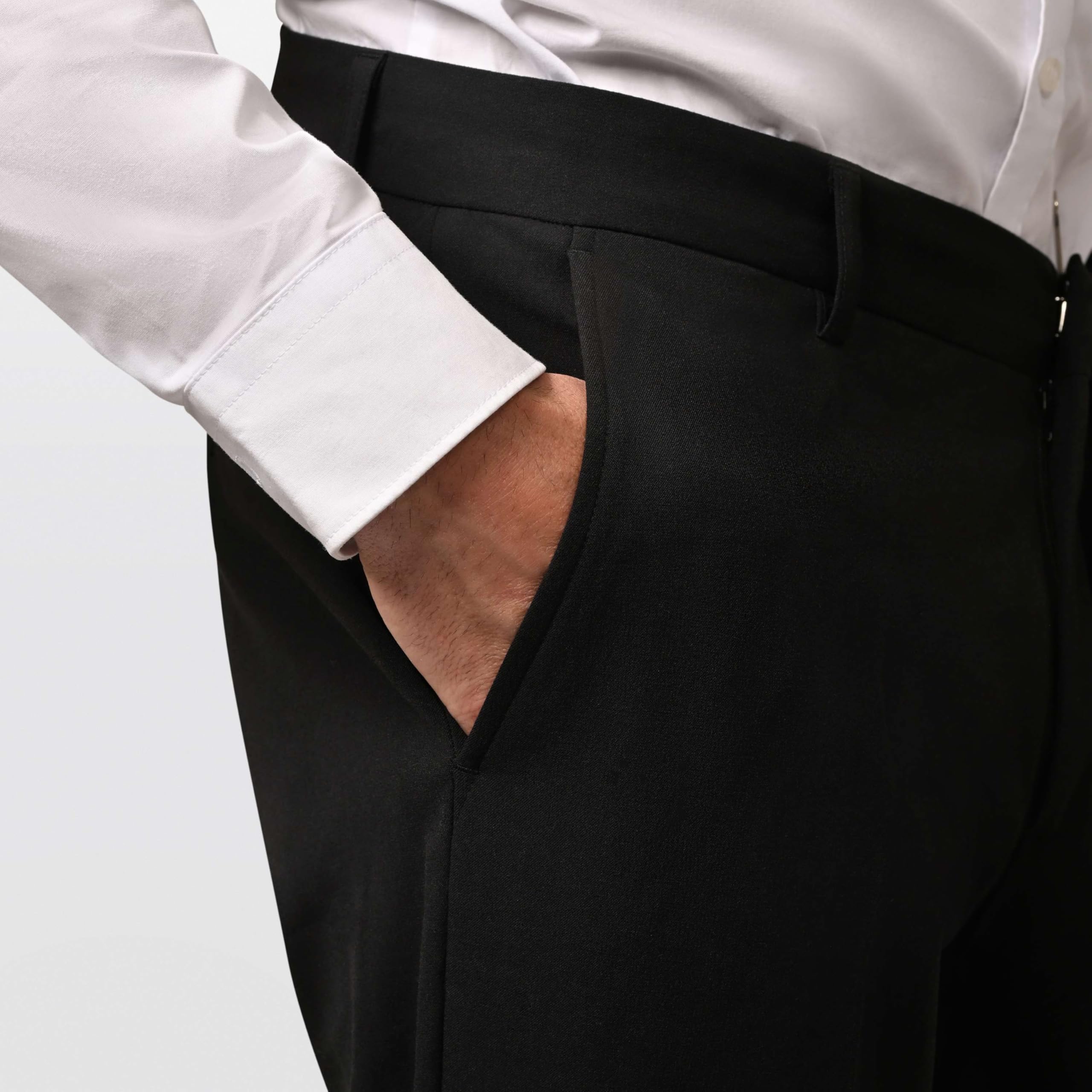 Herren Anzughose Hose mit Bügelfalte