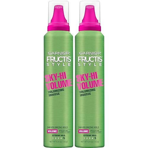 Miniatura 6 de Garnier Fructis Style sky-hi Volumen Mousse 6,4onza (Extreme) (189ml) (Pack de 6)