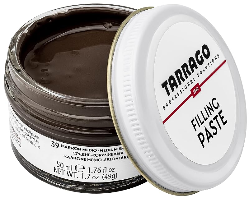 Massa de Preenchimento Tarrago para Reparo de Couro e Couro Sintético Marrom Médio #39, 50 mL