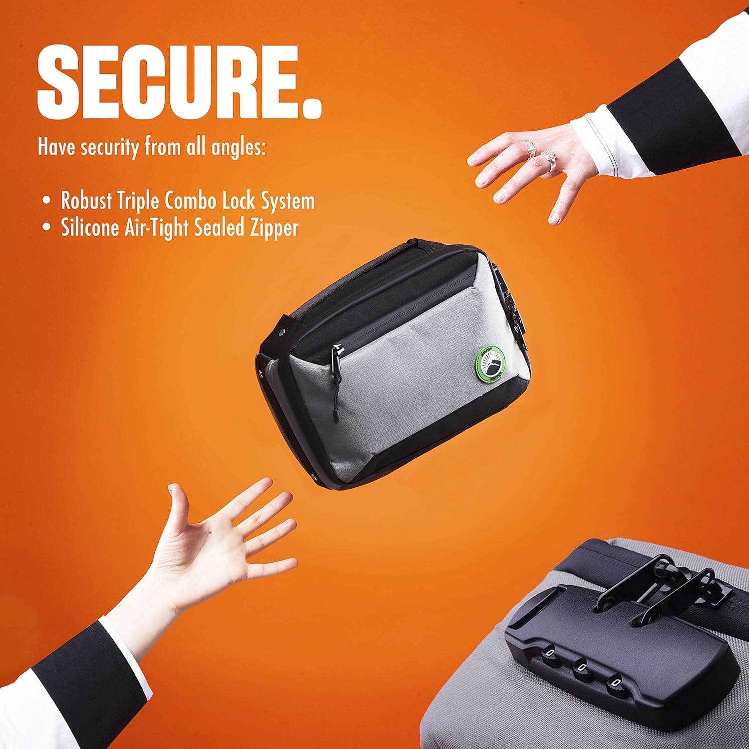 Smell Proof Stash Box/Bag Durable & Large Smell Proof Bag