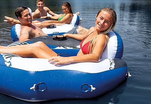 Miniatura 4 de Intex River Run Single Person Inflatable Connecting Lounge Tube