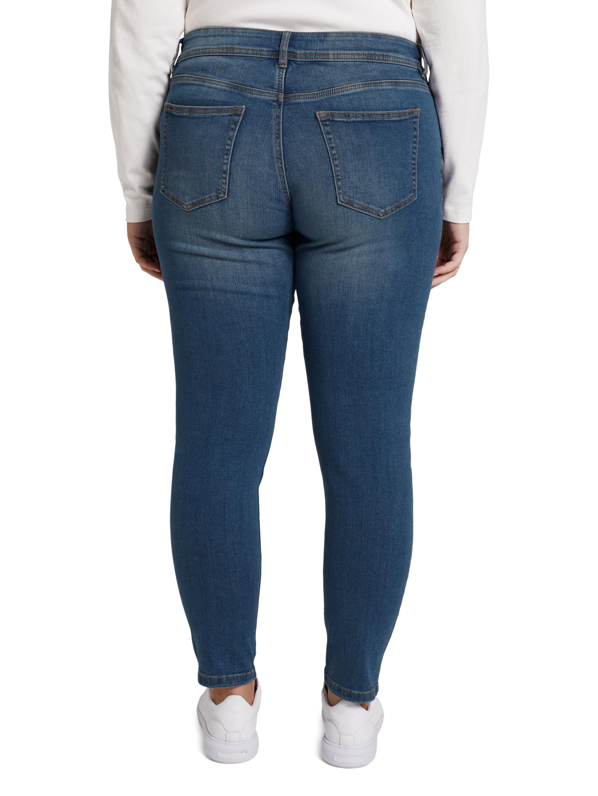 Tom Tailor Damen Plussize Skinny Jeans mit Stretch