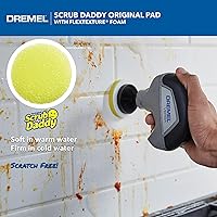 Vista 4 de Dremel Versa 5-Pack Scrub Daddy Cleaning Sponge Pads, Variety Pack for Multi-Surface Cleaning, for use in Kitchen, Household and Bathroom