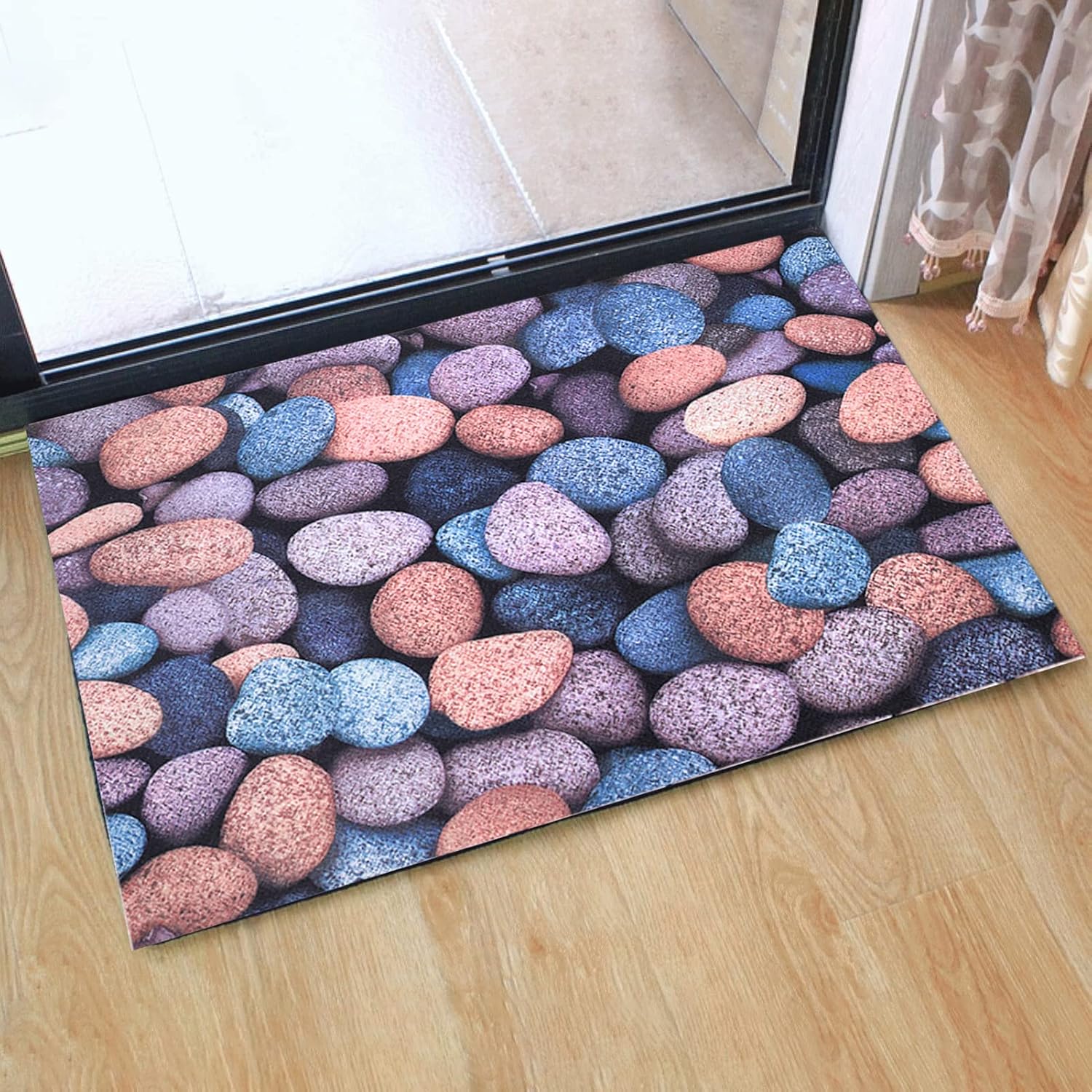 JETMANO UltraThin Door Mat Indoor Outdoor NonSlip Washable Doormat