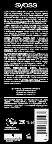 Miniatura 2 de Schwarzkopf Syoss Men - Gel de peinado extremo - Power Hold - 8.5 fl oz