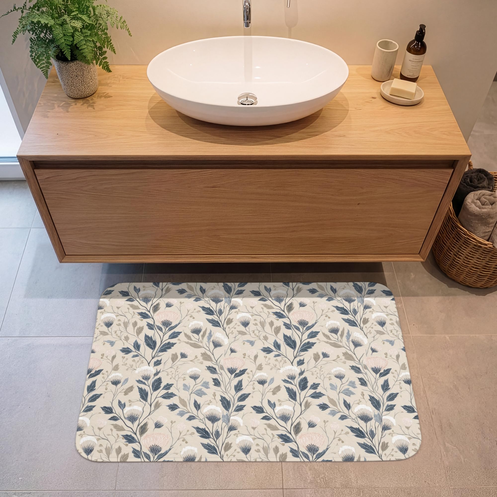 Badematte rutschfest Deko Badezimmer Memoryschaum Badematten