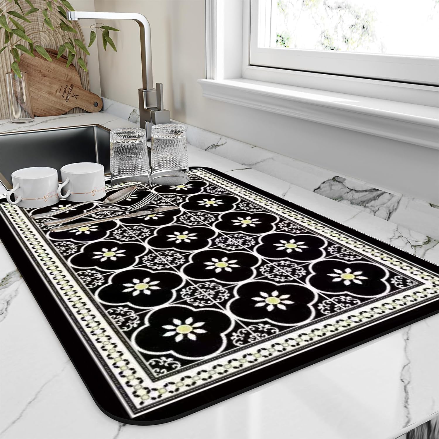 VHKD Dish Drying Mat - Absorbent & Non-Slip -5 VHKD Dish Drying Mat - Absorbent & Non-Slip -5