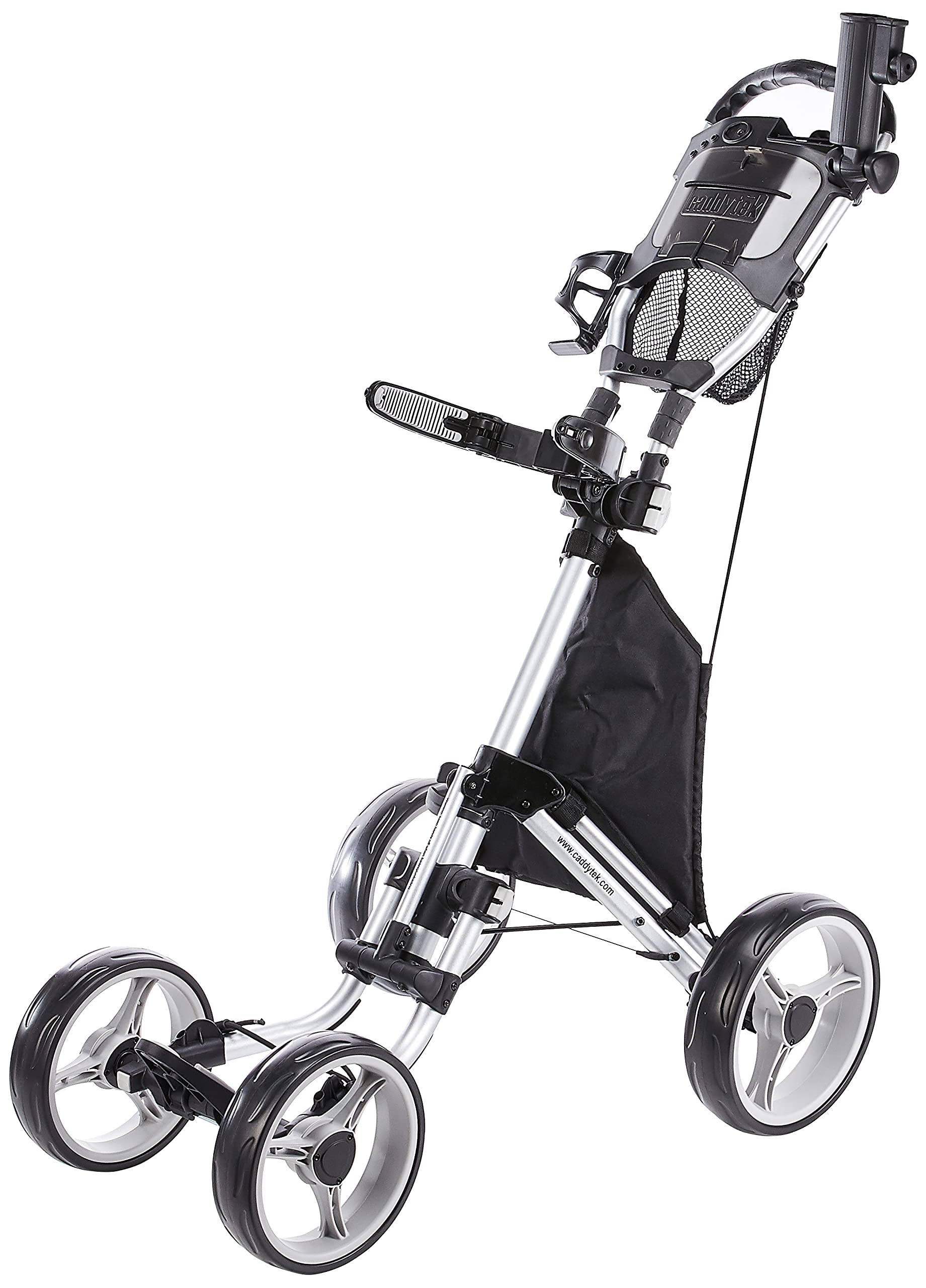 Buy CaddyTek Explorer V8 SuperLite 4 Wheel Golf Push Cart, Explorer