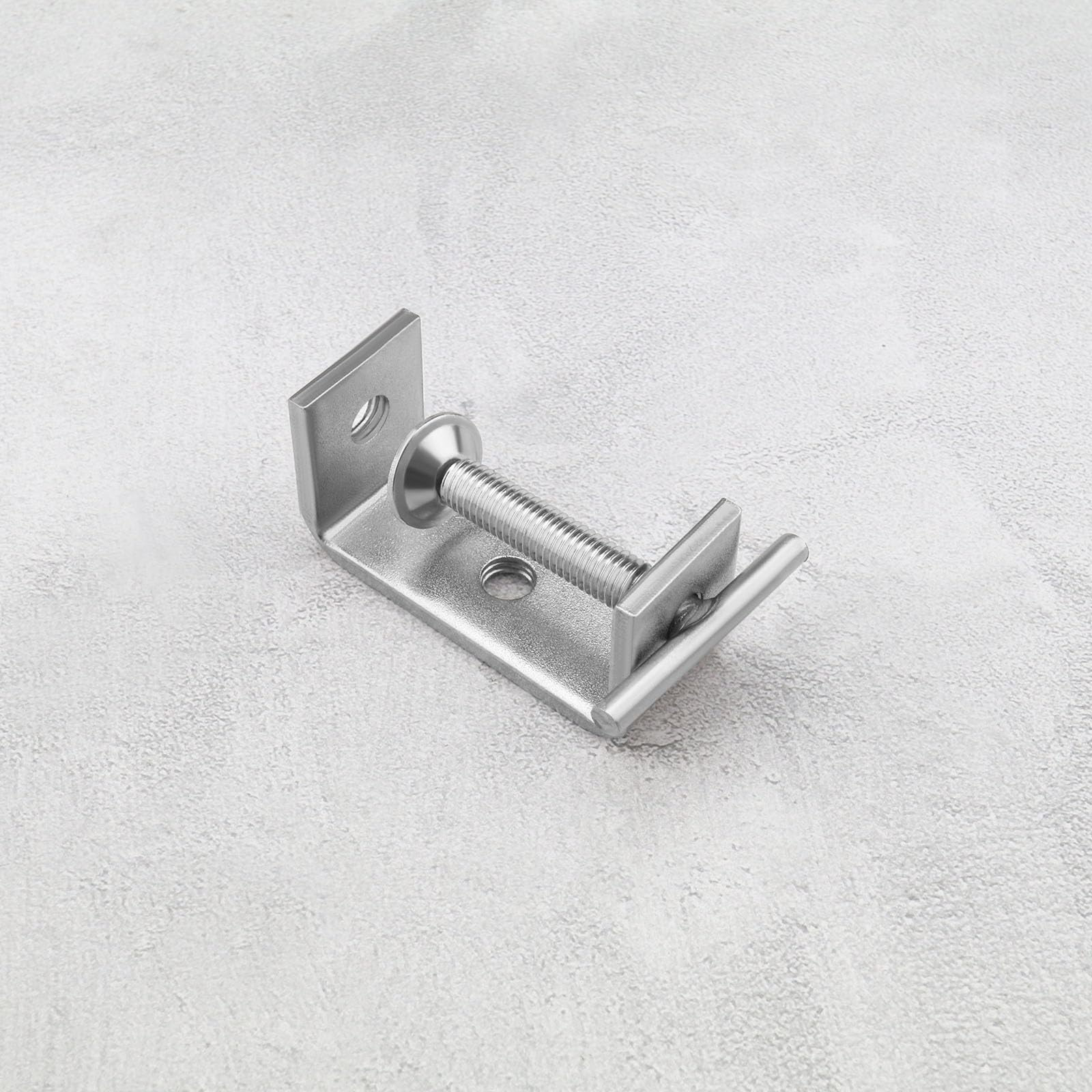 ECSiNG 4 abrazaderas en C resistentes de acero inoxidable 304 para carpintería abrazadera de fijación fija de 65 mm de ancho abrazadera de tigre para mejoras del hogar reparación de coche
