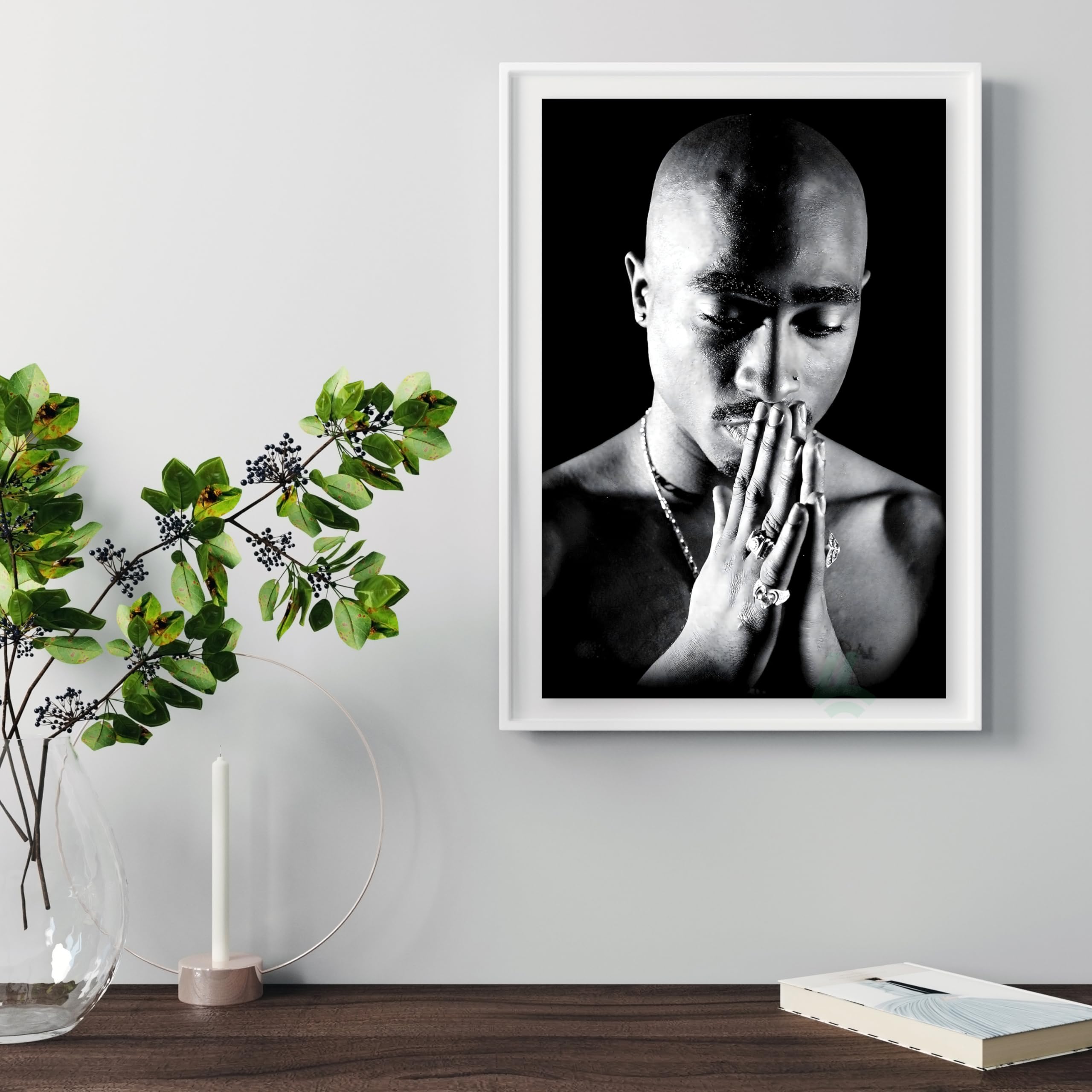 Tupac Poster, 2Pac Shakur, Hip Hop Legend, Thug Life, All Eyez on