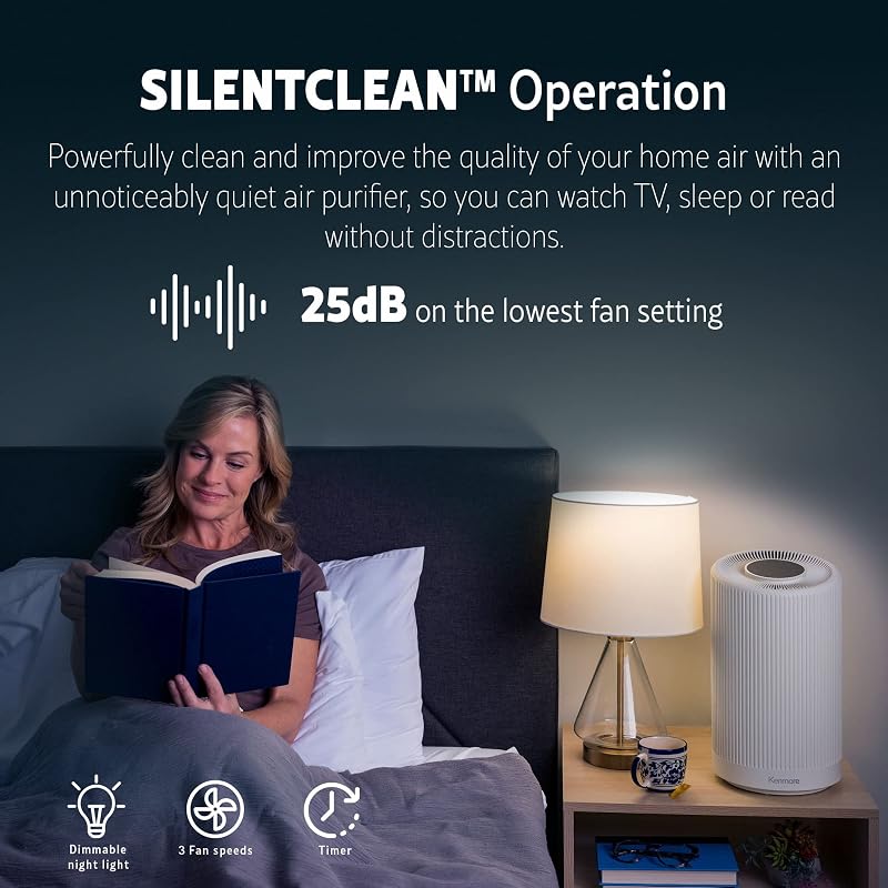 Kenmore Air Purifier with H13 True HEPA Filter, Covers Up to 850 Sq.Foot image 4