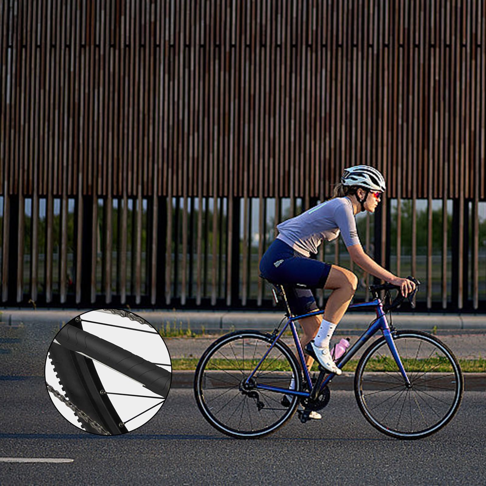 2 Protections Cadre VTT En Silicone - Protège Chaîne Anti-Rayures Pour Vélo