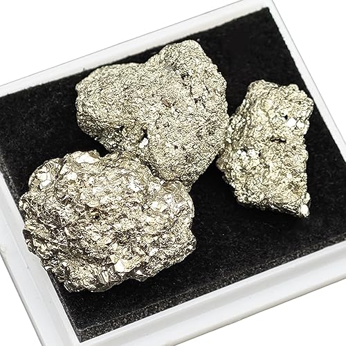 Miniatura 4 de fengshuisale Natural Pyrite Crystal Stone for Luck,Success,Making Changes,Confidence in Business,Creativity,and Inspiring Passion Home Decor