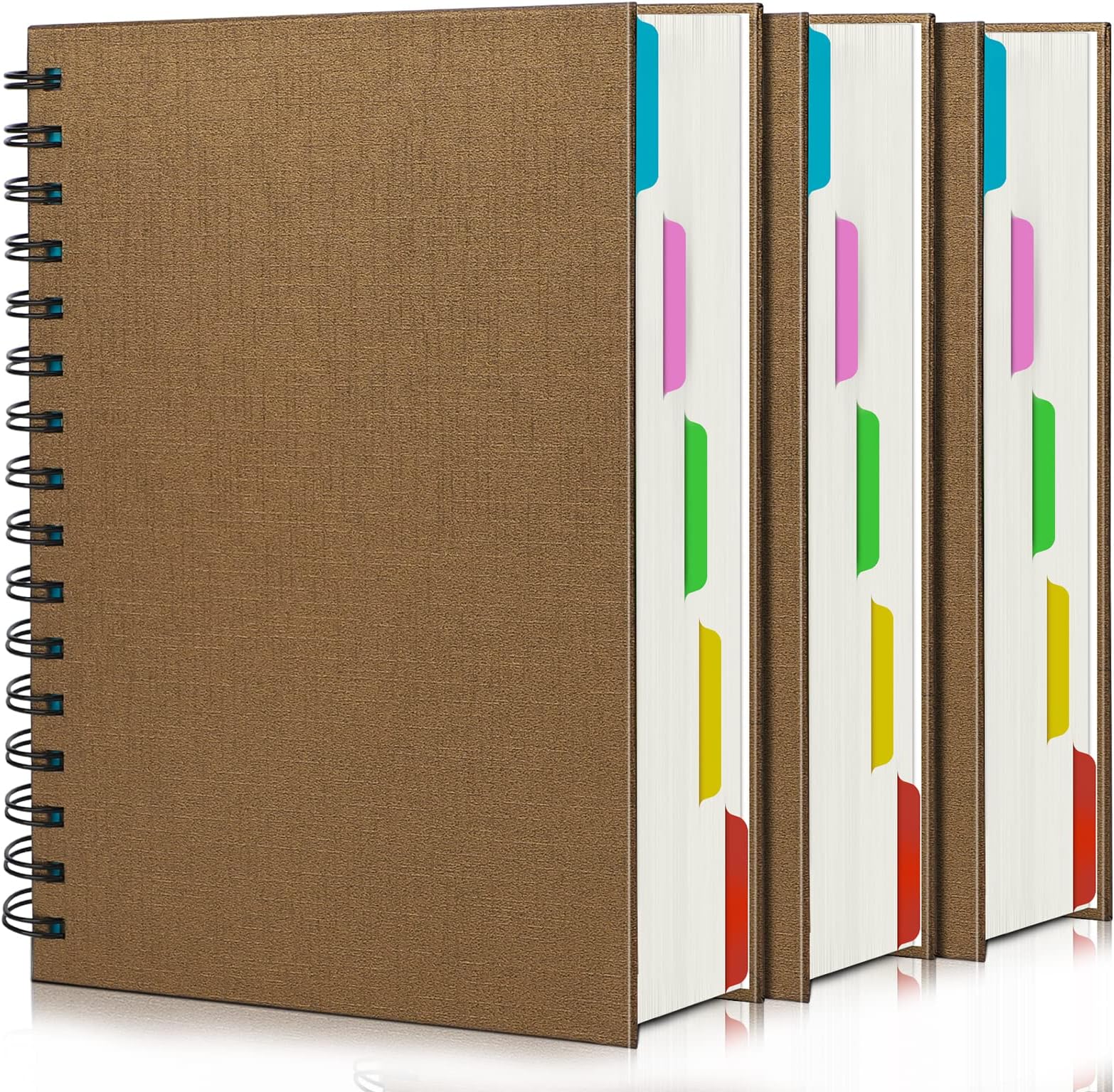 Amazon.com : Nicpro 4 Pack Spiral Notebook, Pastel Cover, A5 College ...