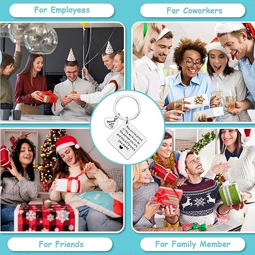 Miniatura 3 de Xiahuyu 15 piezas de regalos de agradecimiento, llavero de agradecimiento para empleados, empleados, compañeros de trabajo, regalos de