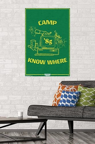 Miniatura 2 de Trends International Netflix Stranger Things Season 3 - Póster de pared Camp Know Donde, 22.375 x 34 pulgadas, versión sin marco