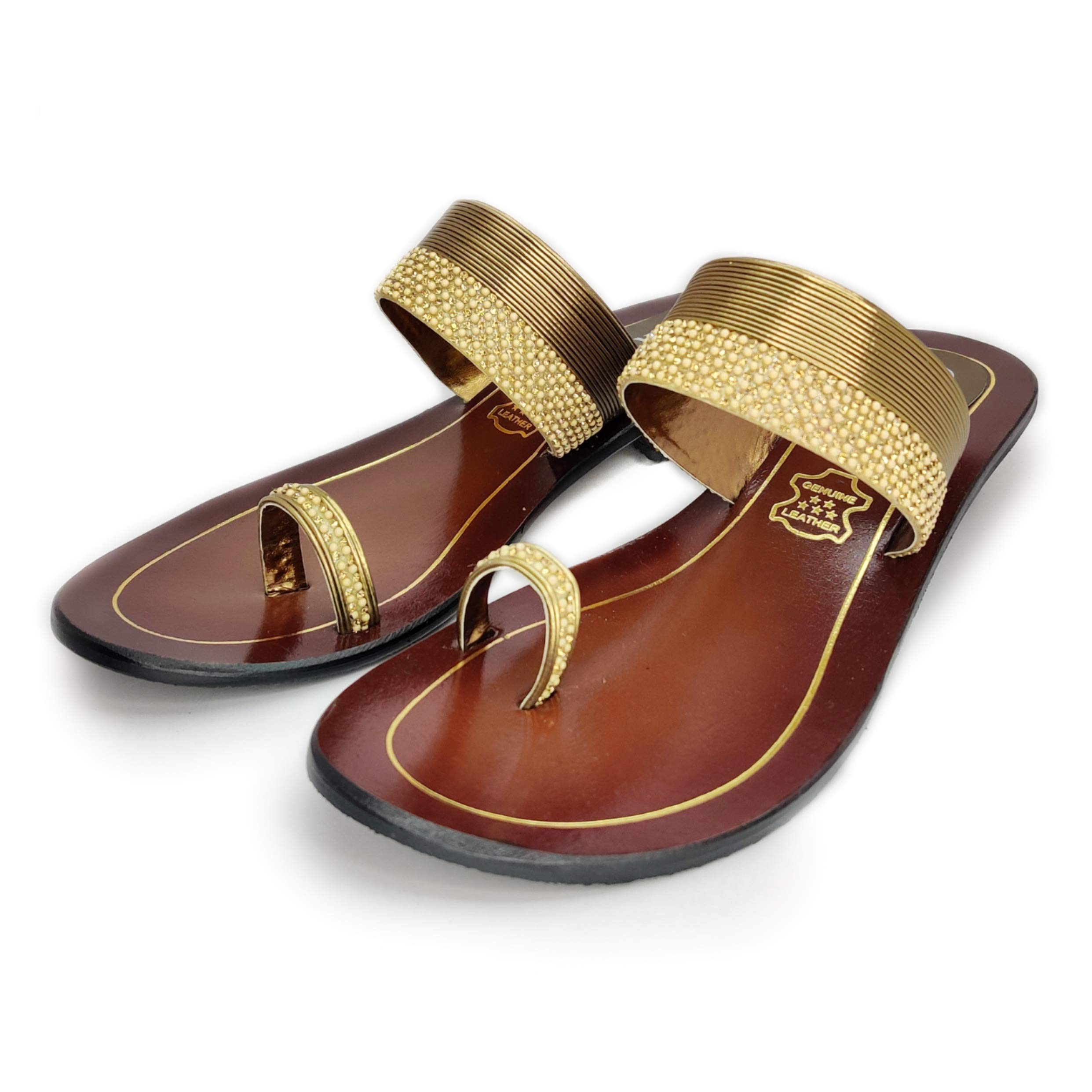 See full amazon price history chart for VYERI Womens Designer Handcrafted Geniune leather Chappal (Brown) VYERI Womens Designer Handcrafted Geniune leather Chappal (Brown) (B08ZKX1NST) Amazon Price History, Amazon Price Tracker