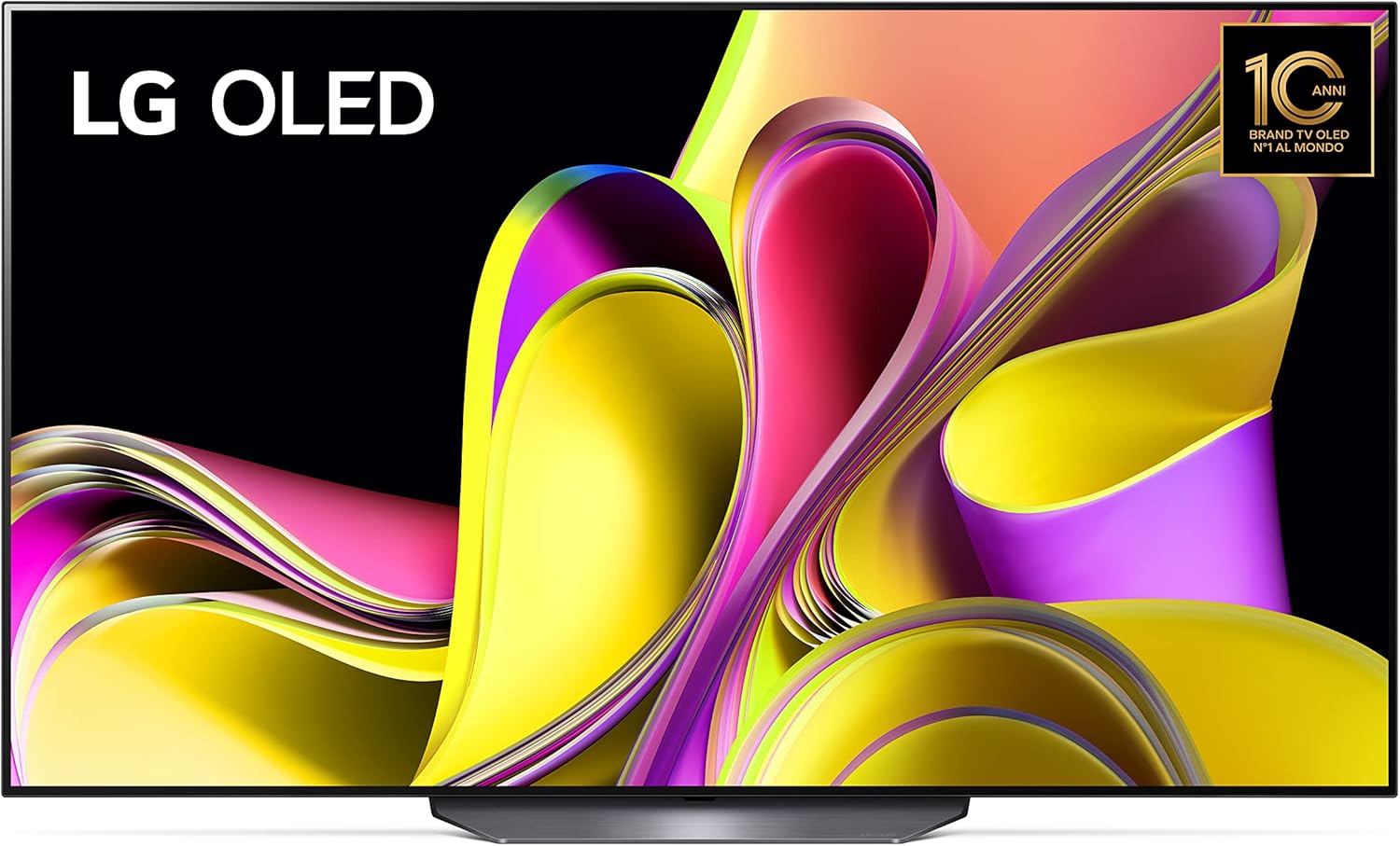 LG OLED 65, Smart TV 4K, OLED65B36LA, Serie B3 2024, Processore α7 Gen6, AI Super Upscaling, Dolby Vision, Dolby Atmos, 2 HDMI 2.1 @48Gbps, VRR, ThinQ AI, Wi-Fi, webOS 23, Telecomando puntatore LG OLED 65, Smart TV 4K, OLED65B36LA, Serie B3 2024, Processore α7 Gen6, AI Super Upscaling, Dolby Vision, Dolby Atmos, 2 HDMI 2.1 @48Gbps, VRR, ThinQ AI, Wi-Fi, webOS 23, Telecomando puntatore