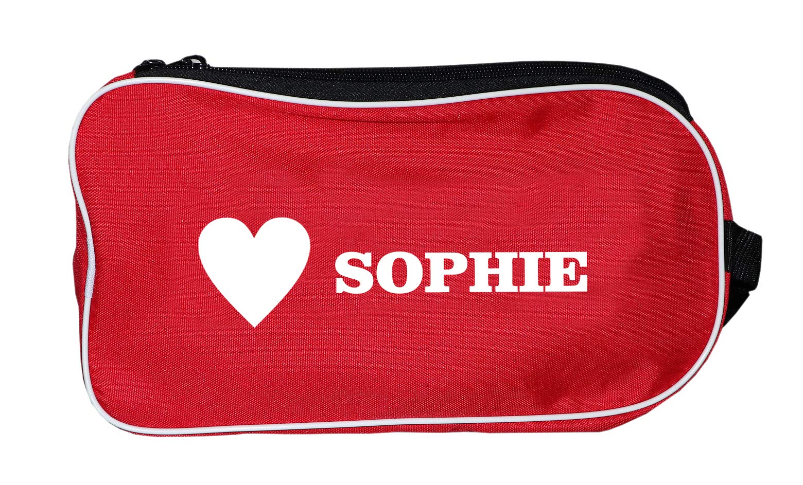 PROSTYLE SPORTS Personalised Football Boot Bag, Shoes bag (Red) (Heart) โ image 1
