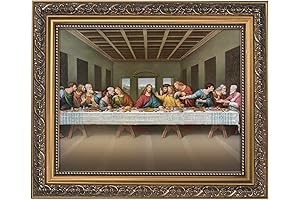 Framed Renaissance Masterpiece: 'The Last Supper' for Spiritual Inspiration