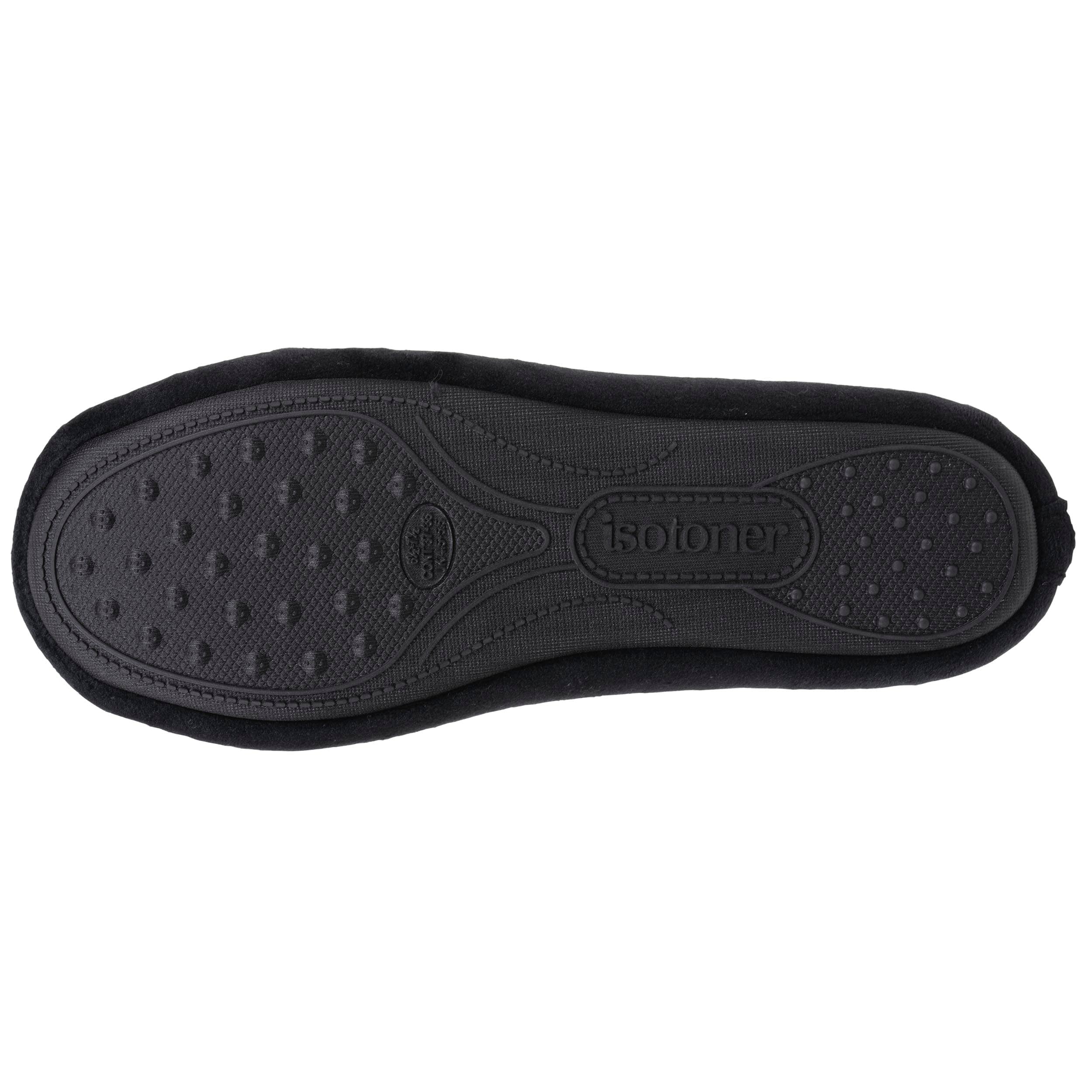Isotoner Klapki damskie Ballerinas kapcie czarne 41/42