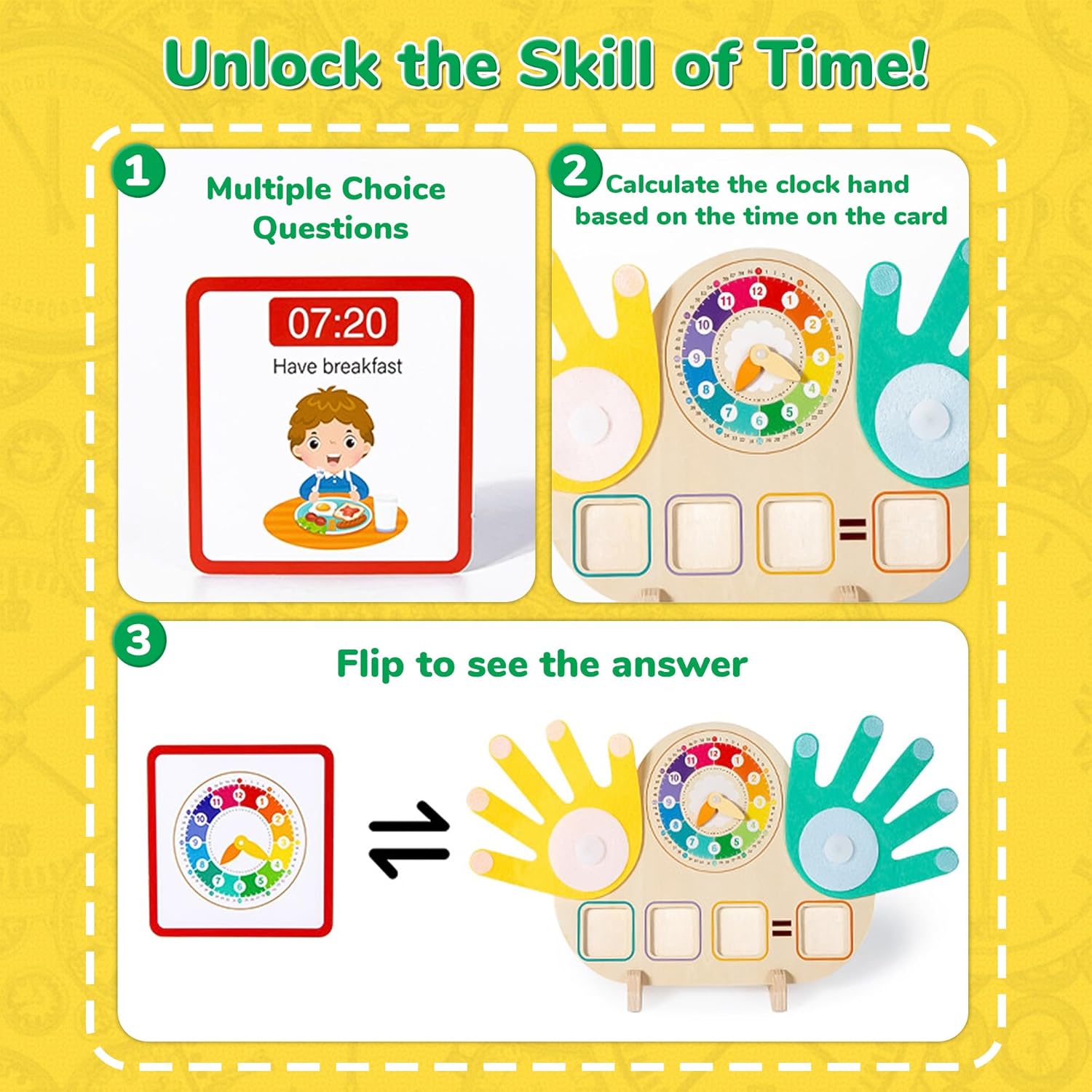 QEF Montessori Toys for 3 4 5 Year, Educational Math Manipulatives Number Counting Blocks for Kids, Preschool Learning Toys for Toddlers 2-4